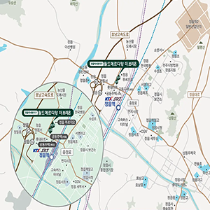 정읍의 광역지도입니다